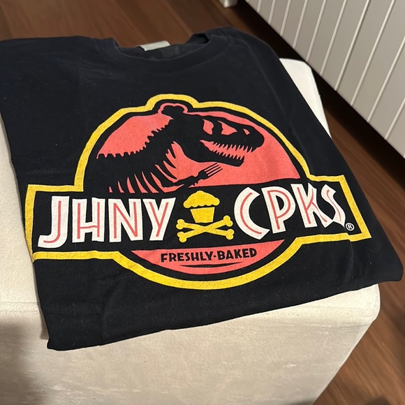 Johnny Cupcakes Shirts Johnny Cupcakes Jurassic Park T Shirt Mens L